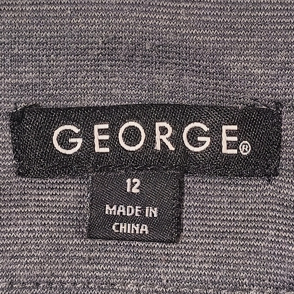 George Women's 12 Grey Pencil Skirt - Picture 6 of 7